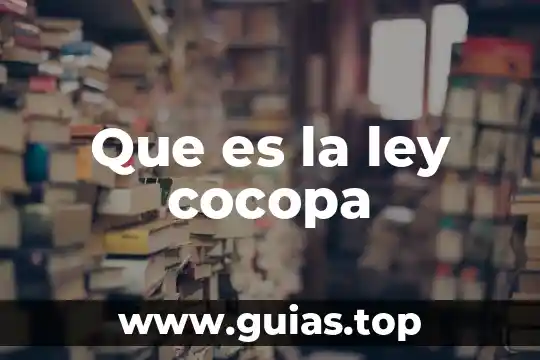 Que es la garantia prendaria que ley las rige 7 Que es la ley cocopa