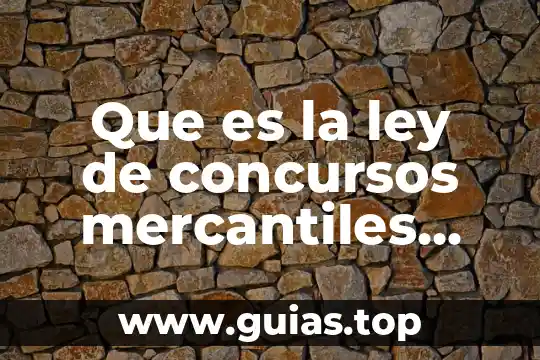 Concepto de que es la informática 4 Que es la ley de concursos mercantiles yahoo