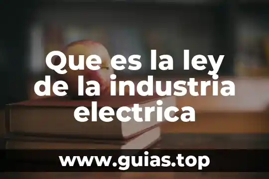 Que es termoestable en electrica 6 Que es la ley de la industria electrica