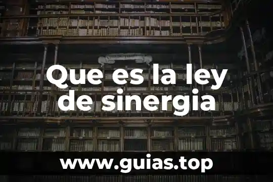 Que es la garantia prendaria que ley las rige 6 Que es la ley de sinergia