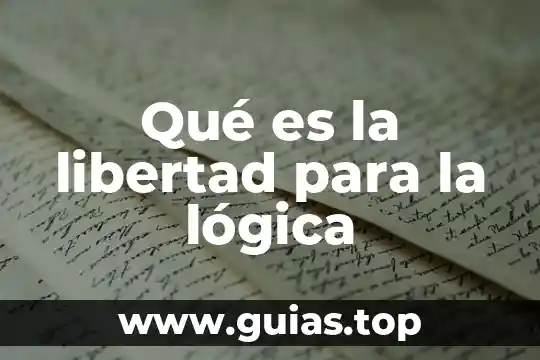 Que es fonética logica 6 Qué es la libertad para la lógica