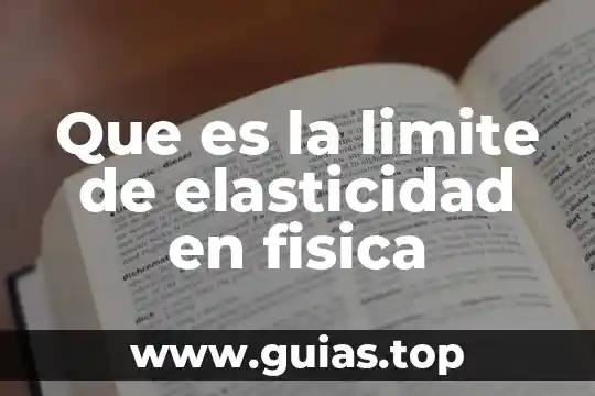 Que es la elasticidad en economia tipos 8 Que es la limite de elasticidad en fisica
