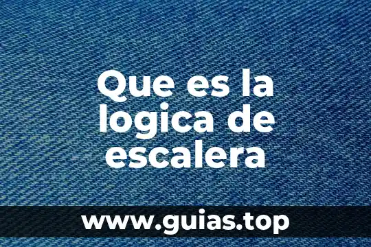 Qué es obversion en lógica 3 Que es la logica de escalera