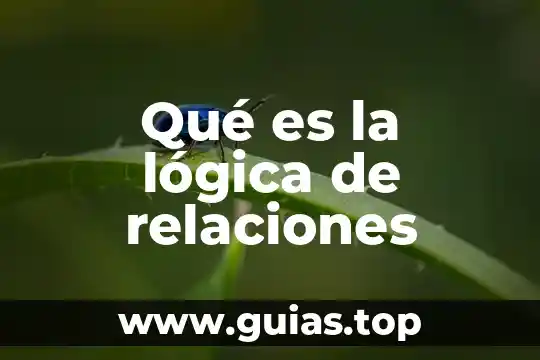 Qué es obversion en lógica 7 Qué es la lógica de relaciones