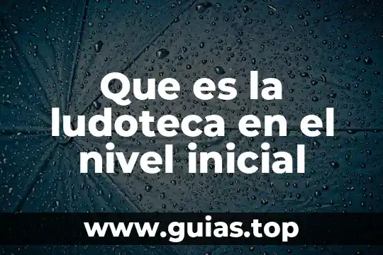 Que es un nivel de escritura 3 Que es la ludoteca en el nivel inicial