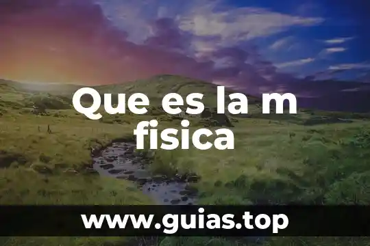 Que es un circulo con una m electronica 4 Que es la m fisica