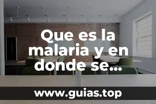 Soy luna capitulo donde luna descubre que es sol benson 4 Que es la malaria y en donde se desarrolla