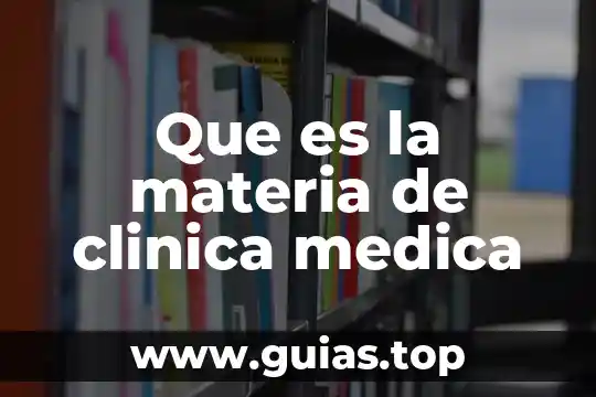 Banco de capacitores que es y tipos 7 Que es la materia de clinica medica