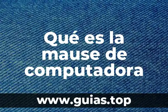 Que es una computadora estrella 3 Qué es la mause de computadora