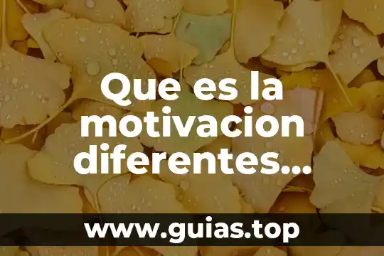 Que es nepotismo segun autores 7 Que es la motivacion diferentes autores