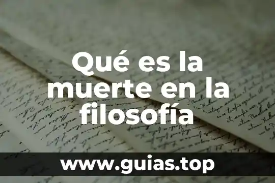 Qué es místico en filosofía 7 Qué es la muerte en la filosofía