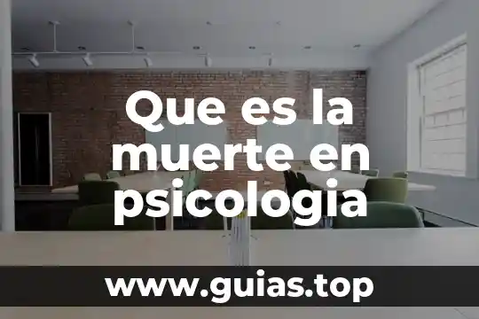Qué es el azul psicología 3 Que es la muerte en psicologia