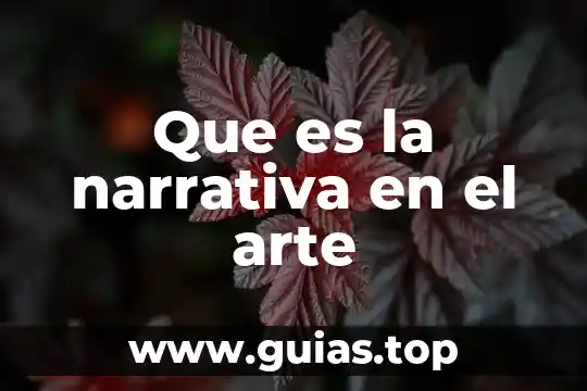 Que es fotografia con gota de agua 4 Que es la narrativa en el arte
