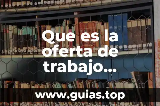 Que es recursos de red hadware 6 Que es la oferta de trabajo recursos humanos