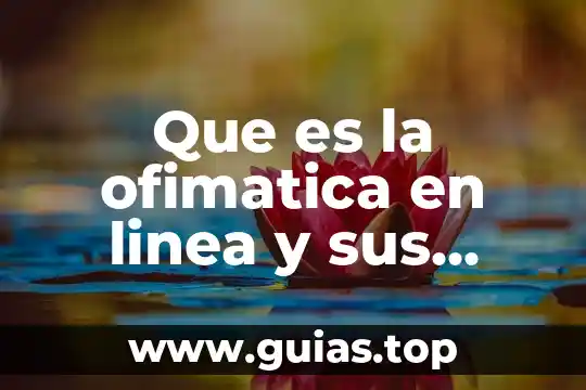 Que es el alias en banca en linea 3 Que es la ofimatica en linea y sus beneficios