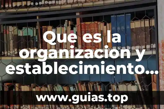 Qué es Alternativas y Acuerdos Definición 6 Que es la organizacion y establecimiento de acuerdos