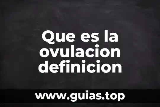 Qué es milímetro definición 4 Que es la ovulacion definicion