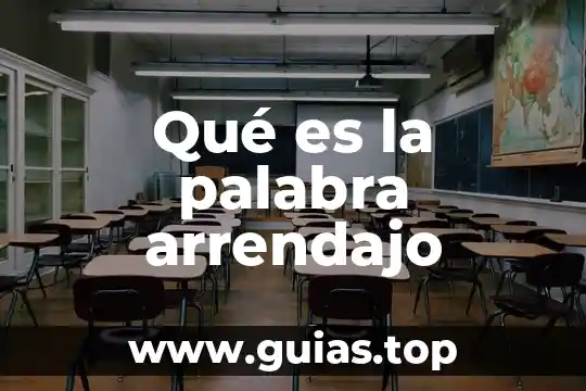 Qué es la palabra arrendajo