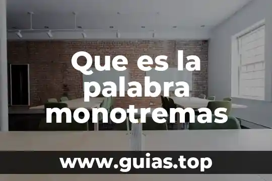 Que es falda y que tipo de palabra es 5 Que es la palabra monotremas