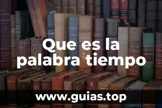 Qué es etimología de la palabra fútbol 5 Que es la palabra tiempo