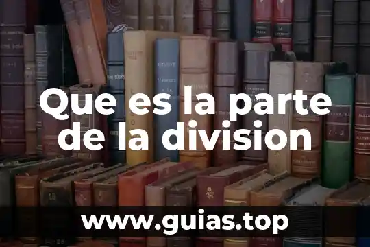 Por que es importante la division de poderesyahoo 7 Que es la parte de la division