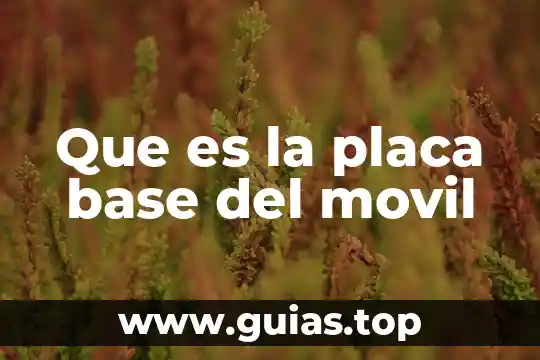 Qué es una base de color en colorimetría 3 Que es la placa base del movil