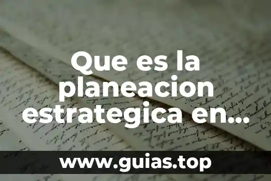 Que es un principio filosofico de la educacion 4 Que es la planeacion estrategica en educacion