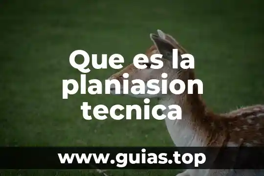 Que es la tecnica en la investigacion 3 Que es la planiasion tecnica
