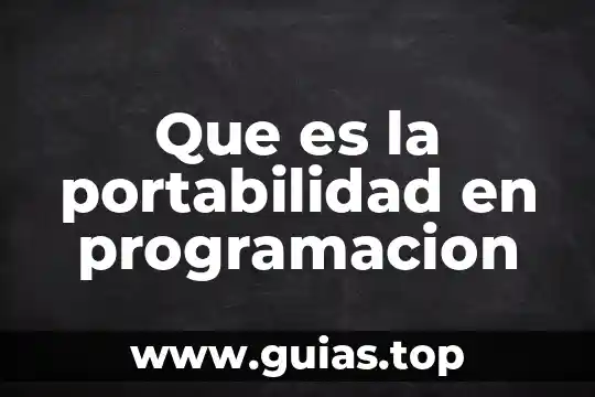 Que es una carta de portabilidad 6 Que es la portabilidad en programacion