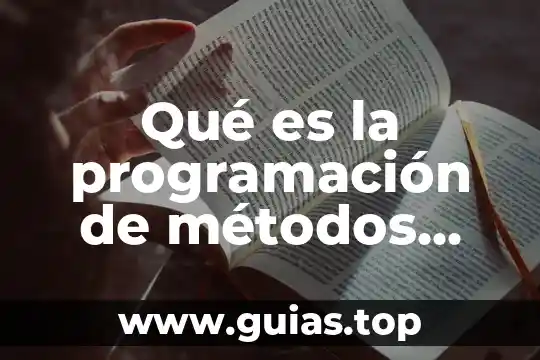 Qué es un senso en métodos numéricos 6 Qué es la programación de métodos numéricos