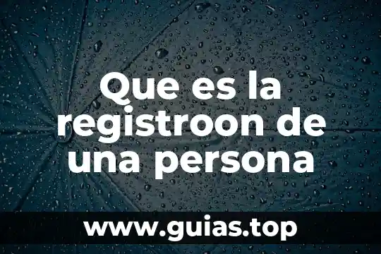 Que es una persona carnivora 3 Que es la registroon de una persona