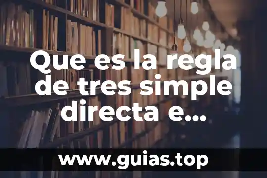 Que es osmosis inversa para purificar agua 5 Que es la regla de tres simple directa e inversa
