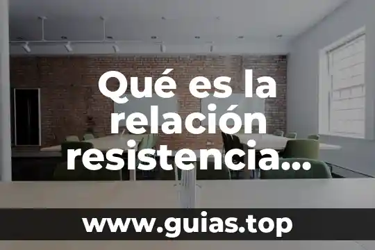 Que es la resistencia de cable de masa 6 Qué es la relación resistencia peso