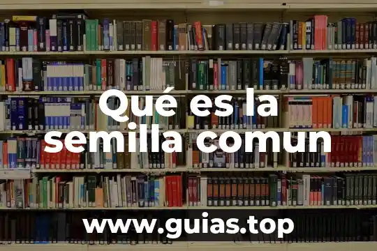 Que es la vía intrínseca extrinsecas y comun 5 Qué es la semilla comun