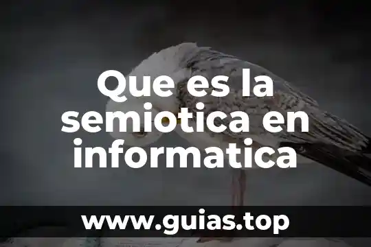 Qué es el color en informática 4 Que es la semiotica en informatica