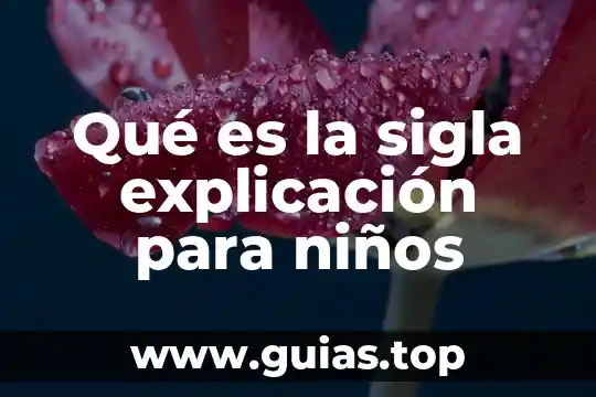 Que es el bulimia explicacion para niños 5 Qué es la sigla explicación para niños