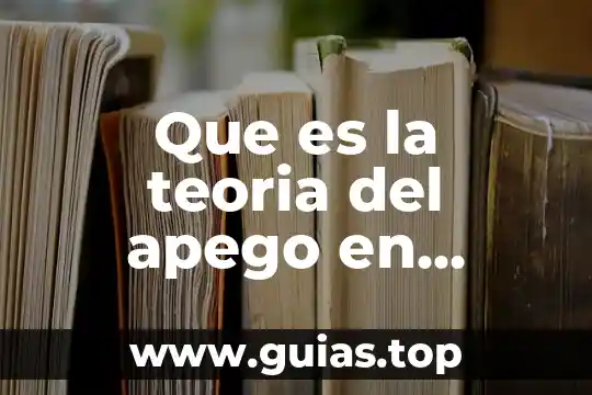 Que es el apego tipos 4 Que es la teoria del apego en pediatria