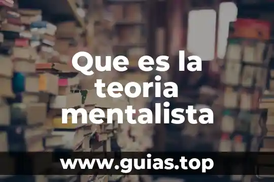 Que es la simbologia aplicada en la teoría de conjuntos 8 Que es la teoria mentalista