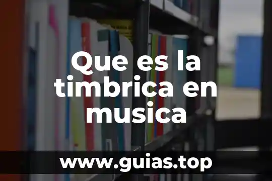 Imágenes de que es música 3 Que es la timbrica en musica