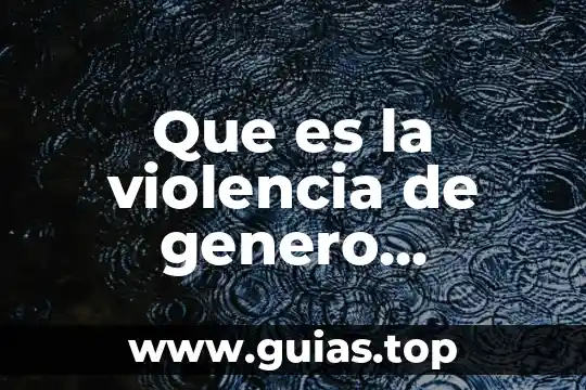 Que es por cuento a que genero pertenece 7 Que es la violencia de genero animado