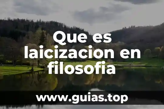 Por qué es bueno tener una filosofía empresarial 7 Que es laicizacion en filosofia