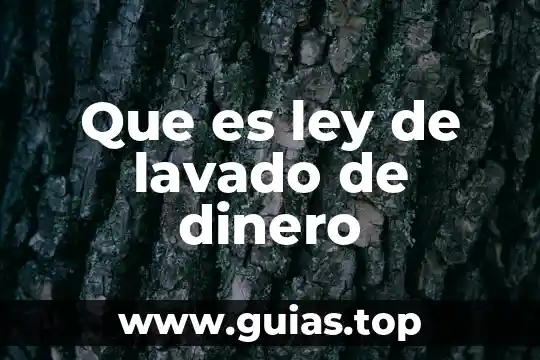 Que es la sustracción en ley de los signos 3 Que es ley de lavado de dinero