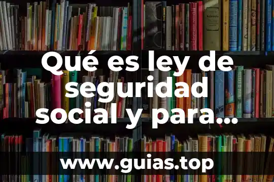 Análisis microeconómico que es y para que sirve 3 Qué es ley de seguridad social y para qué sirve