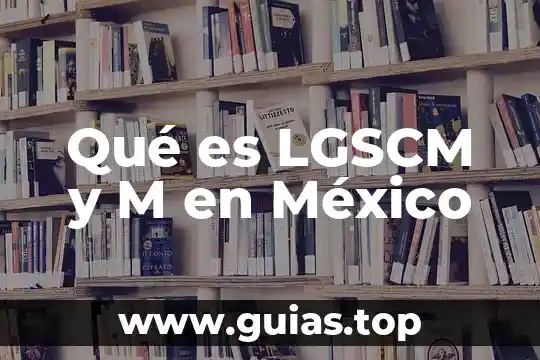 Que es la prorroga de la competncia mexico 6 Qué es LGSCM y M en México