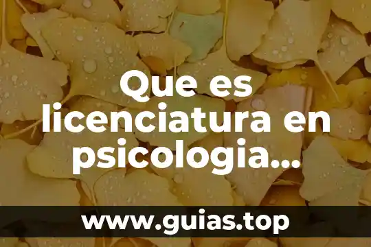 Que es mejor tsu o licenciatura en matematicas 3 Que es licenciatura en psicologia organizacional