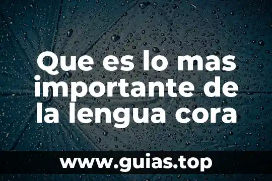 Por qué es importante habitar la Luna 3 Que es lo mas importante de la lengua cora