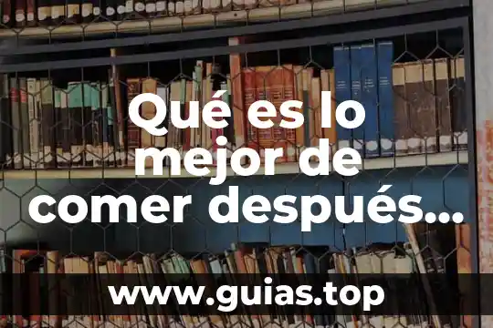 Que es bueno comer despues de una indigestion 8 Qué es lo mejor de comer después de donar sangre