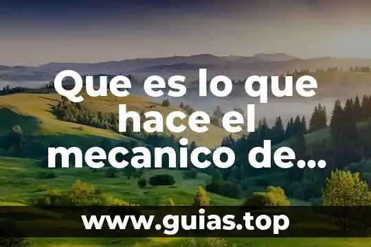 Que es un mapa menas y como se hace 6 Que es lo que hace el mecanico de cocina