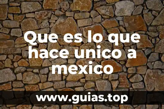 Que es una generacion de marca concepto 3 Que es lo que hace unico a mexico