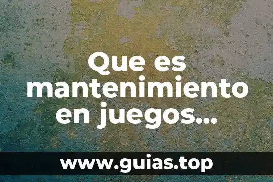 Segmento de juegos matemáticos que es 3 Que es mantenimiento en juegos online